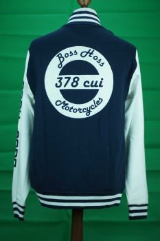 College Jacket 378 cui Navy White